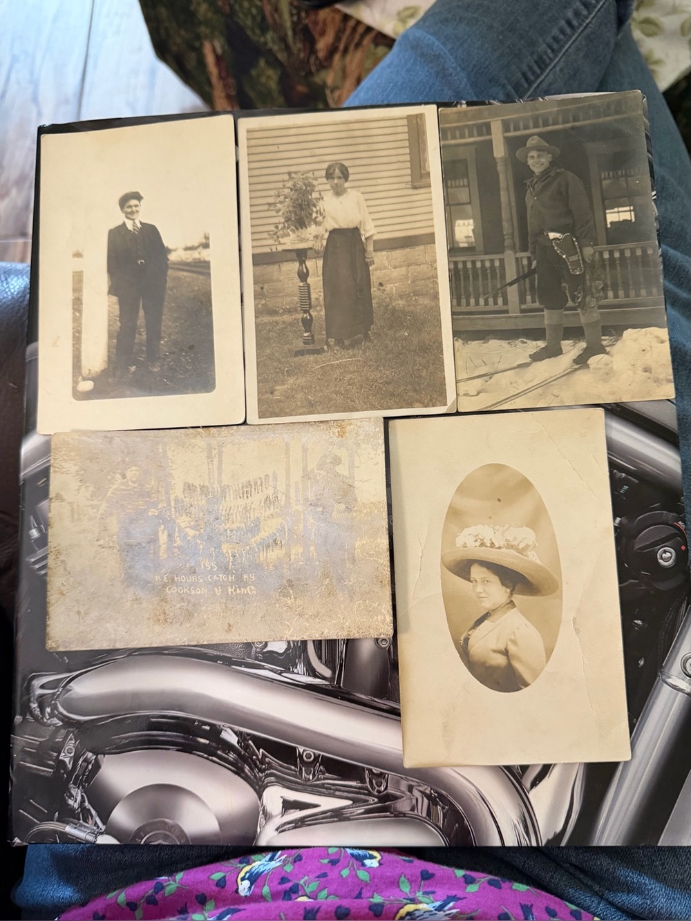 Antique Postcards Bundle of 21 Upper Peninsula MI Cedar Key Portraits Excellent!